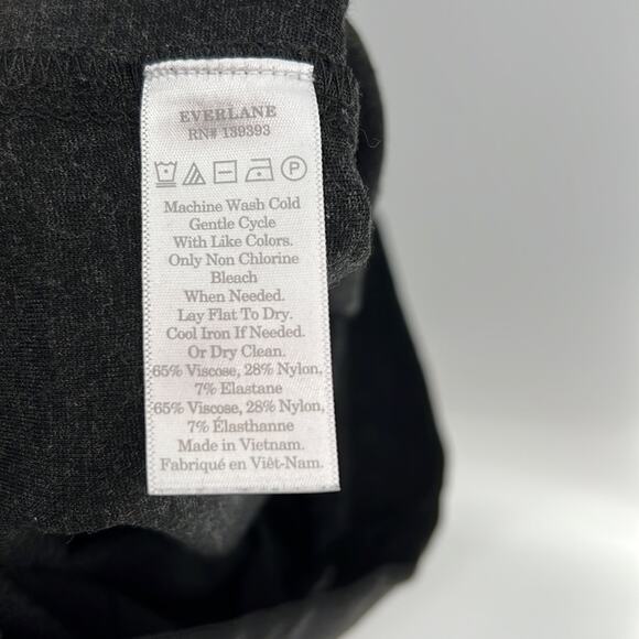 Everlane Trouser Pants with side zipper - Gray - 4 - Picture 9 of 9